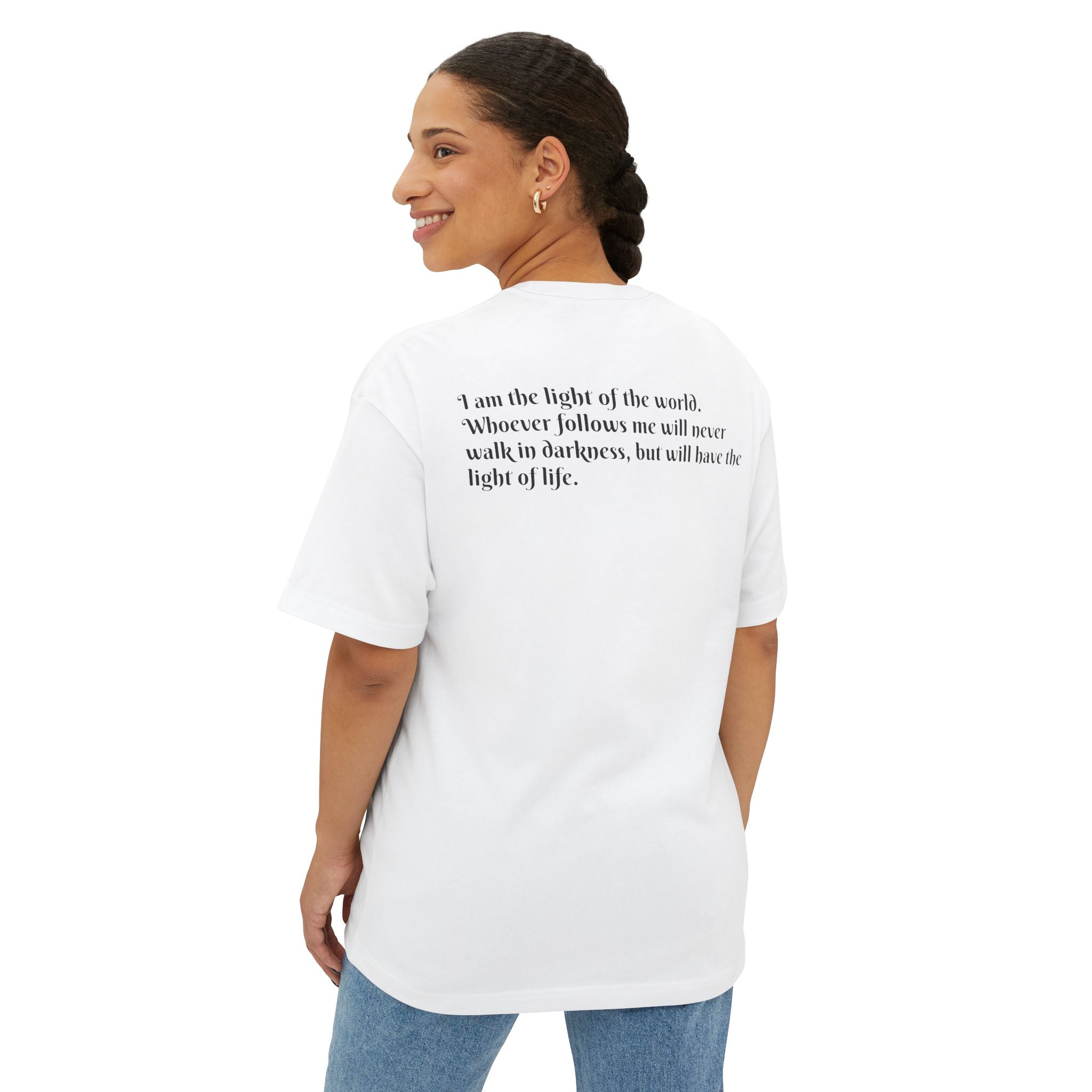 Scripture Unisex Tee - John 8:12 Bible Verse