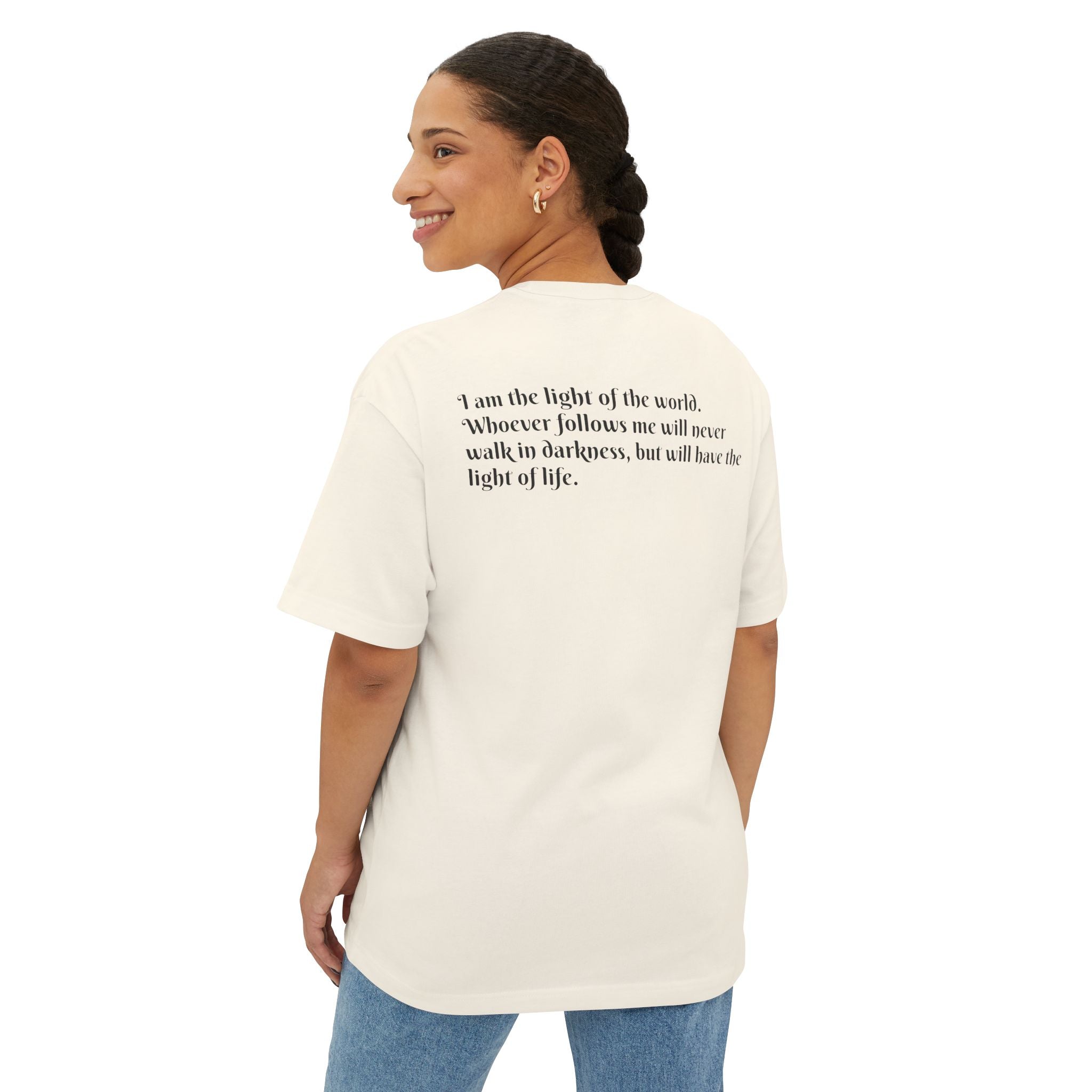 Scripture Unisex Tee - John 8:12 Bible Verse