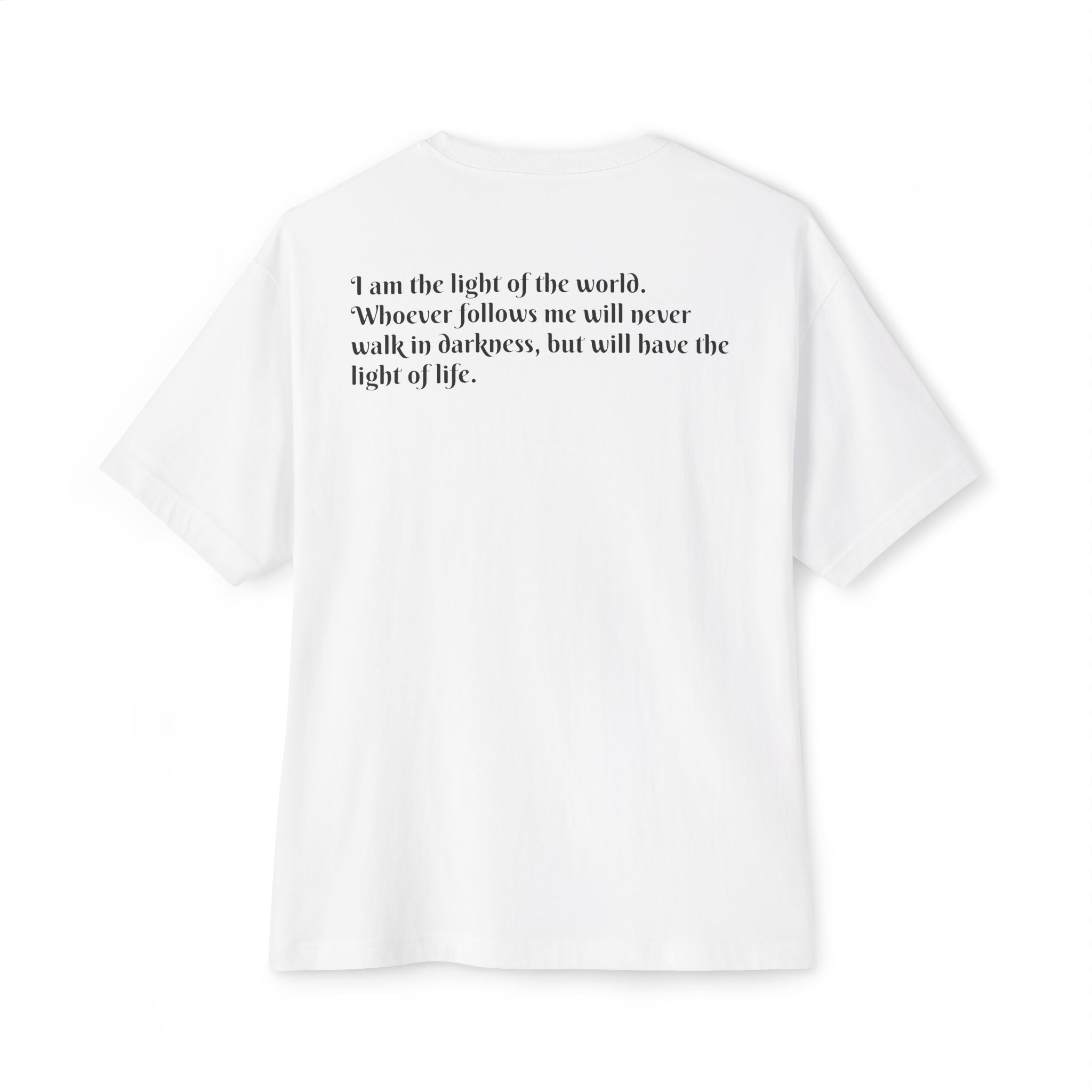 Scripture Unisex Tee - John 8:12 Bible Verse